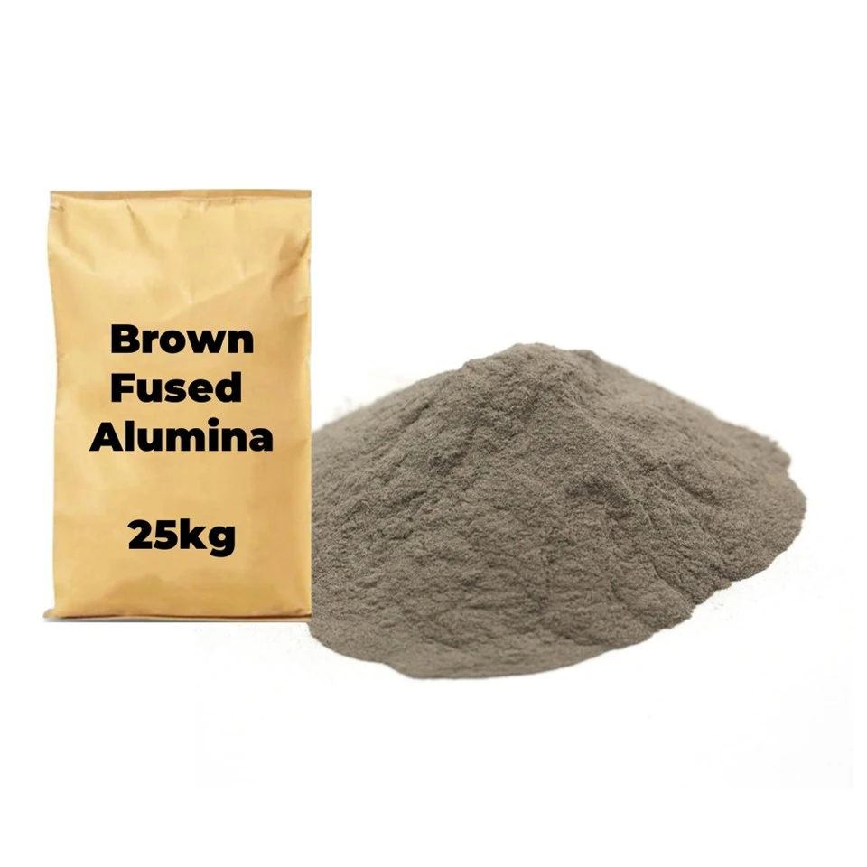 Sandblåsende medier brun smeltet aluminiumoksid